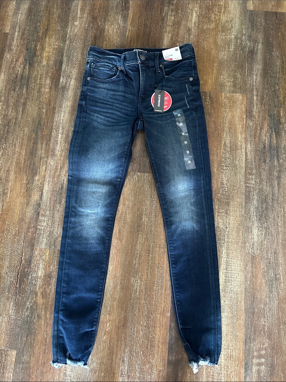 Express Men’s Dark Blue Skinny Jeans
